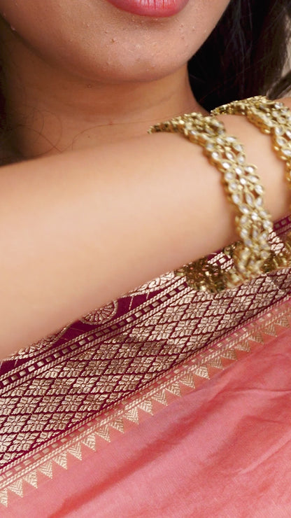 Floral Cascade Mehendi Plated Bangles