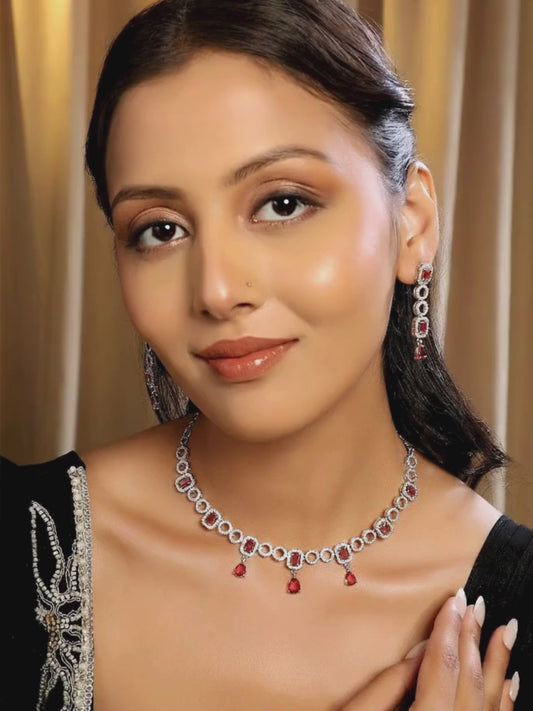 Luxury AD Jewelry Set with Earrings