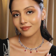 Luxury AD Jewelry Set with Earrings
