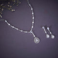 Opal Touch - Pristine White Allure Necklace - Necklace