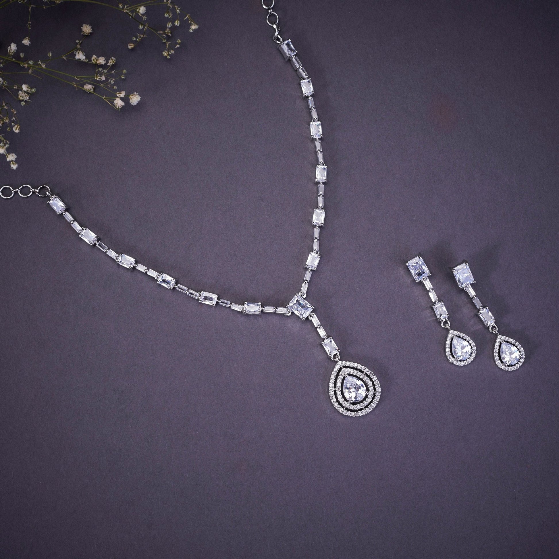 Opal Touch - Pristine White Allure Necklace - Necklace