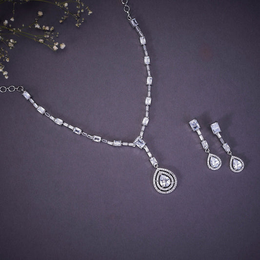 Opal Touch - Pristine White Allure Necklace - Necklace