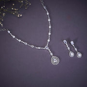 Opal Touch - Pristine White Allure Necklace - Necklace