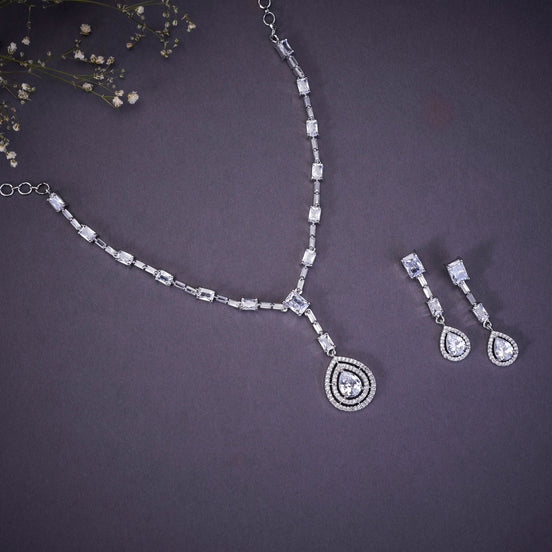 Opal Touch - Pristine White Allure Necklace - Necklace
