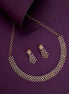 Necklace - Priyaasi Gold Plated AD Neklace - Opal Touch