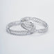 Opal Touch - Pure Elegance Rhodium Bangles Set (Pack of 2) - Bangles