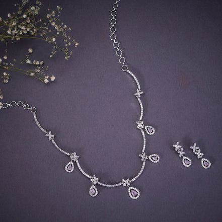 Opal Touch - Pure White Grace Necklace - Necklace