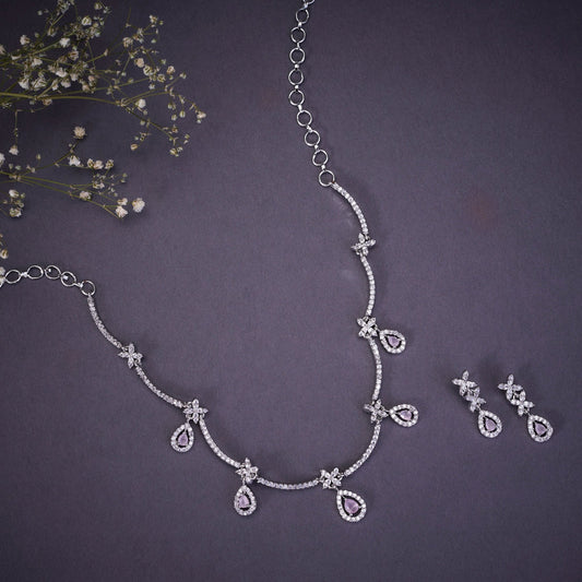 Opal Touch - Pure White Grace Necklace - Necklace