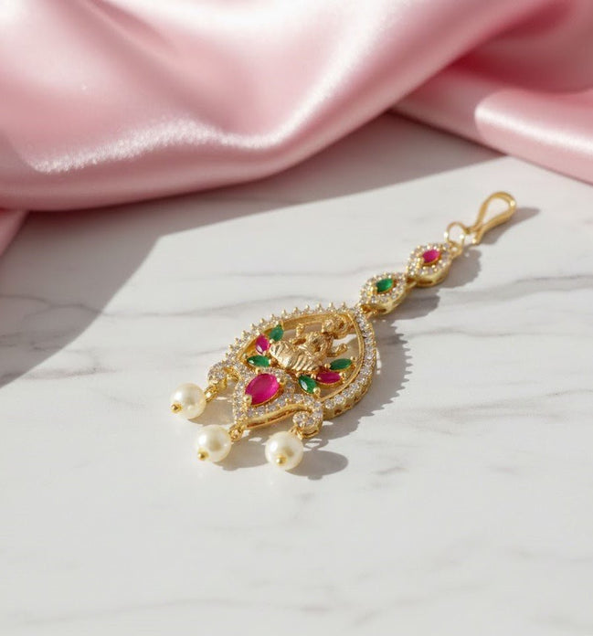 Radiance Laxmi Red - Green Tika - Opal Touch