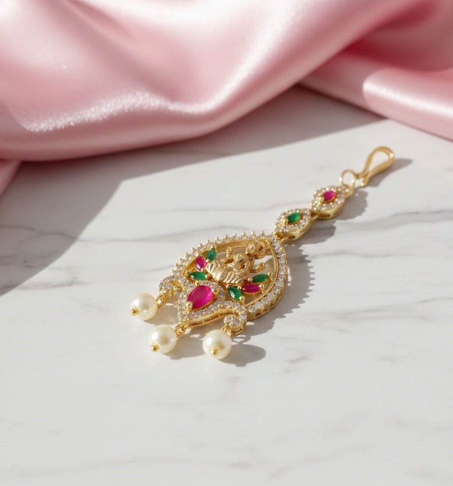 Radiance Laxmi Red - Green Tika - Opal Touch