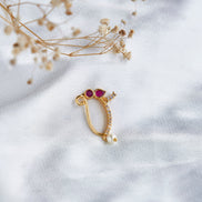 Nose Pin - Radiant Blossom Nose Pin - Opal Touch