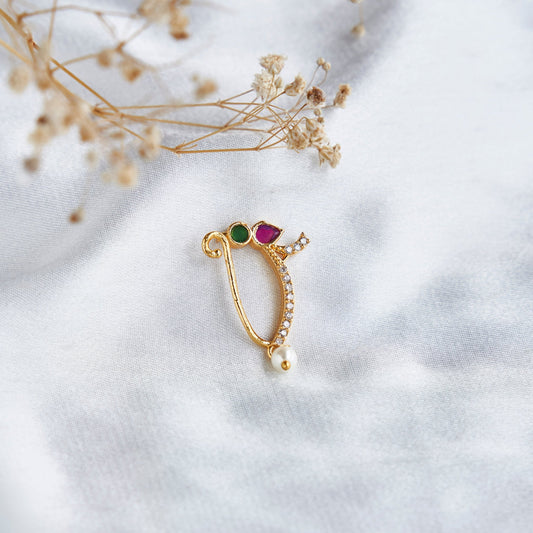 Nose Pin - Radiant Blossom Nose Pin - Opal Touch