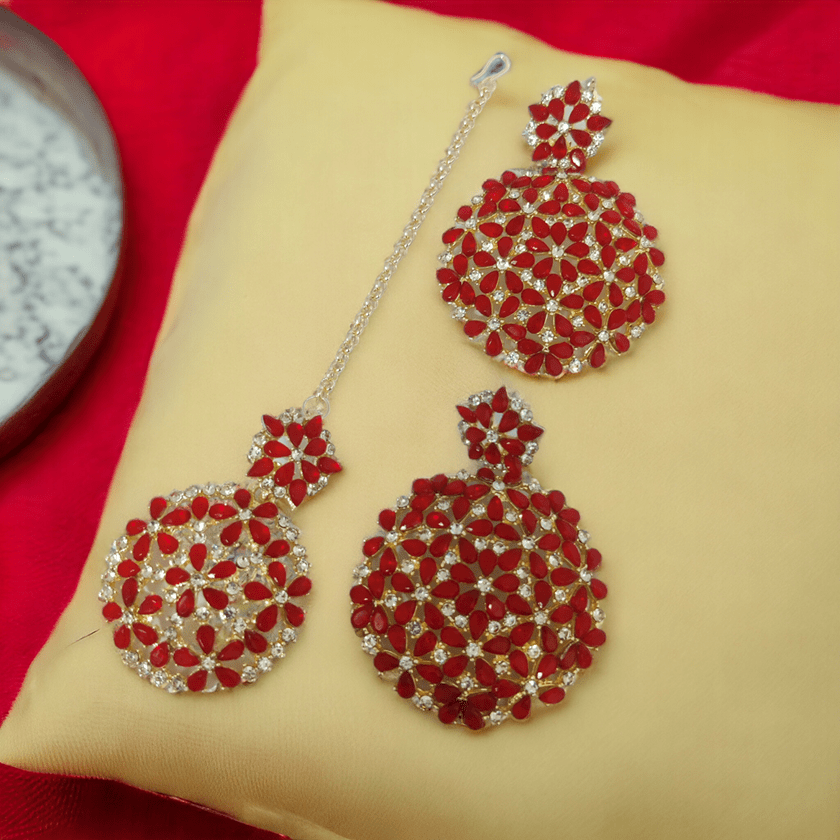 Opal Touch - Radiant Earring With Tika Combo - Earrings