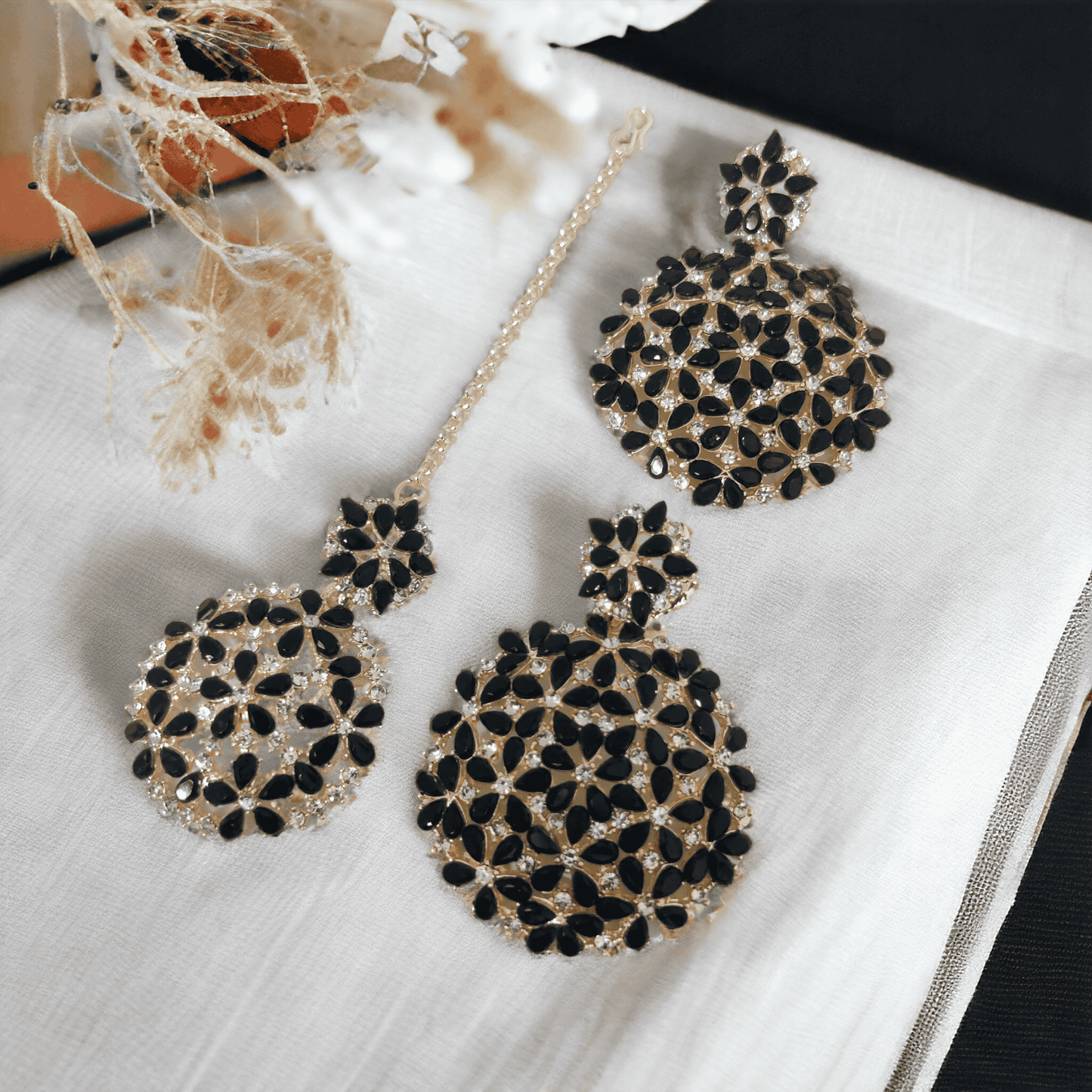 Opal Touch - Radiant Earring With Tika Combo - Earrings