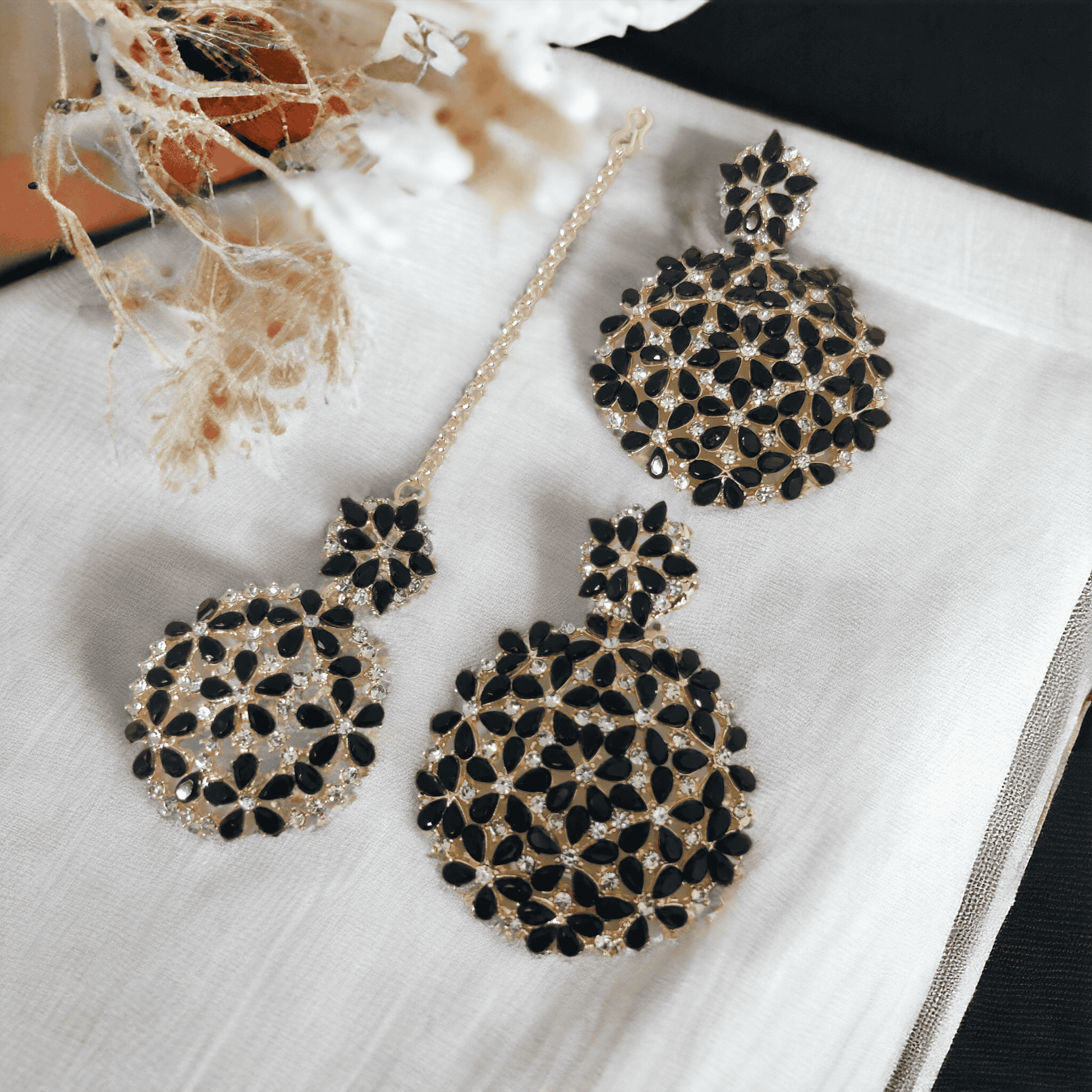 Opal Touch - Radiant Earring With Tika Combo - Earrings