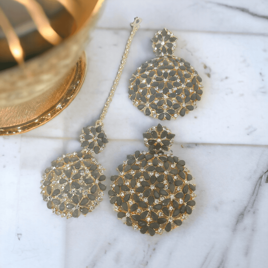 Opal Touch - Radiant Earring With Tika Combo - Earrings