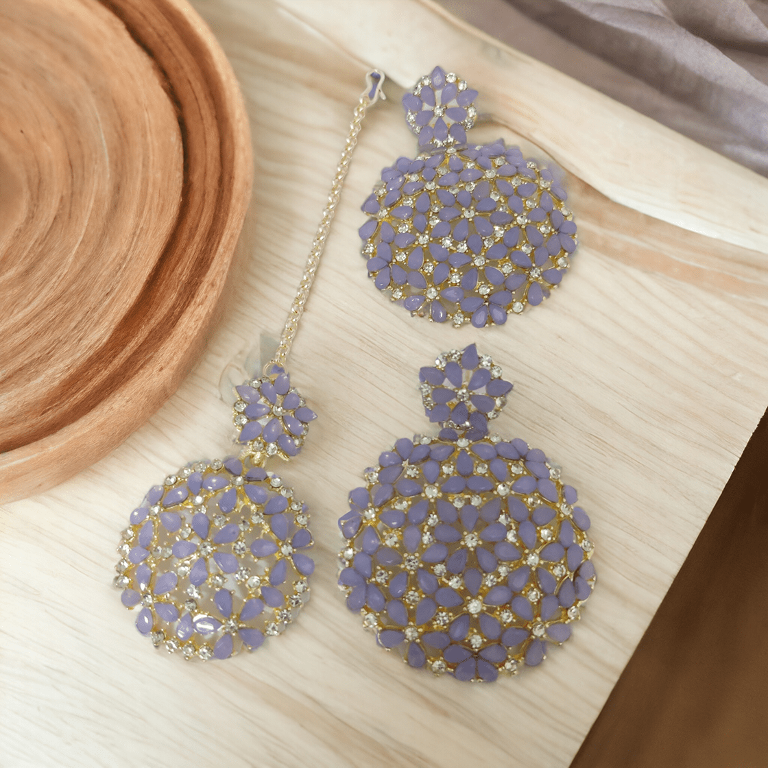 Opal Touch - Radiant Earring With Tika Combo - Earrings