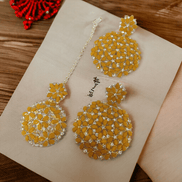 Opal Touch - Radiant Earring With Tika Combo - Earrings