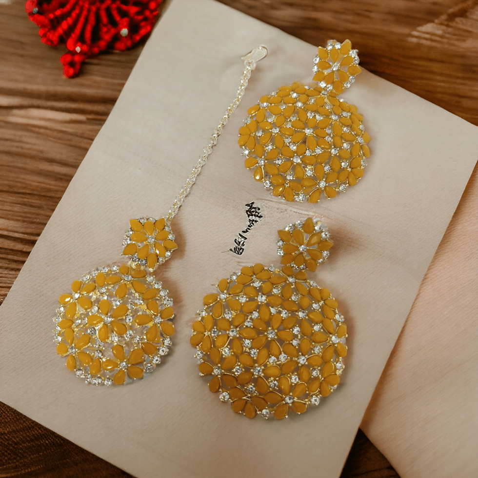 Opal Touch - Radiant Earring With Tika Combo - Earrings