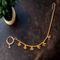 Nose Pin - Radiant Gold Elegance Nose Pin - Opal Touch