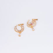 Nose Pin - Radiant Gold Plated Combo Nose Pins - Opal Touch