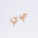 Nose Pin - Radiant Gold Plated Combo Nose Pins - Opal Touch
