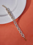 Bracelet - Radiant Hoop Gold Silver Plated Bracelet - Opal Touch