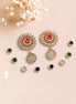 Opal Touch - Radiant Mosaic Glam Earrings - Earrings