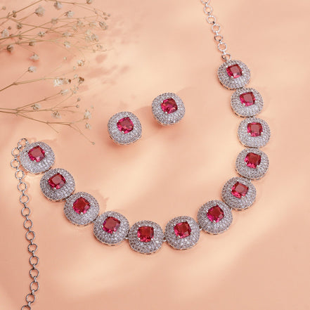 Opal Touch - Radiant Necklace Set - Necklace