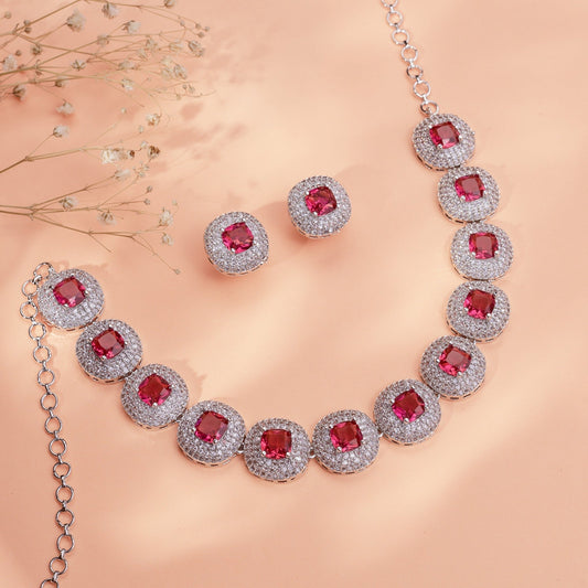 Opal Touch - Radiant Necklace Set - Necklace