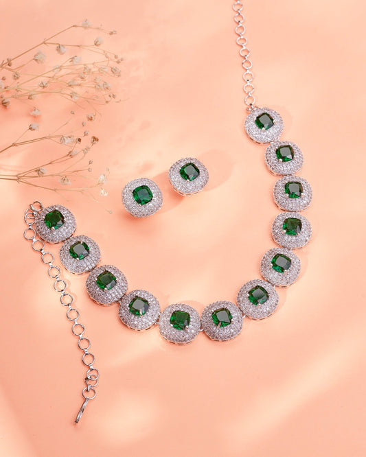 Opal Touch - Radiant Necklace Set - Necklace