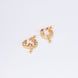 Nose Pin - Radiant Peacock Shaped Combo Gold Plated Nose Pins - Opal Touch