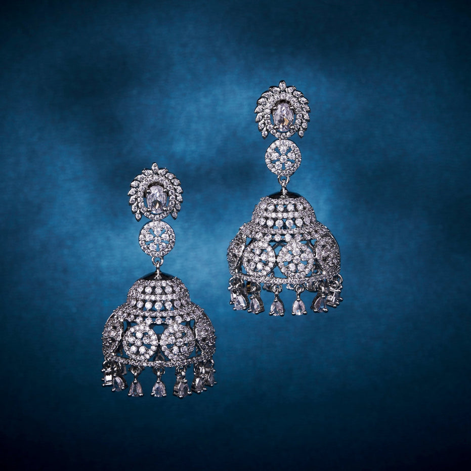 Opal Touch - Radiant Pearl Jhumka - Jhumka