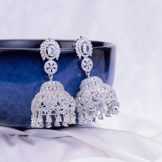 Opal Touch - Radiant Pearl Jhumka - Jhumka