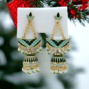 Opal Touch - Radiant Rainbow Bliss Jhumkas - Jhumka