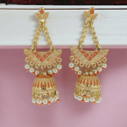 Opal Touch - Radiant Rainbow Bliss Jhumkas - Jhumka