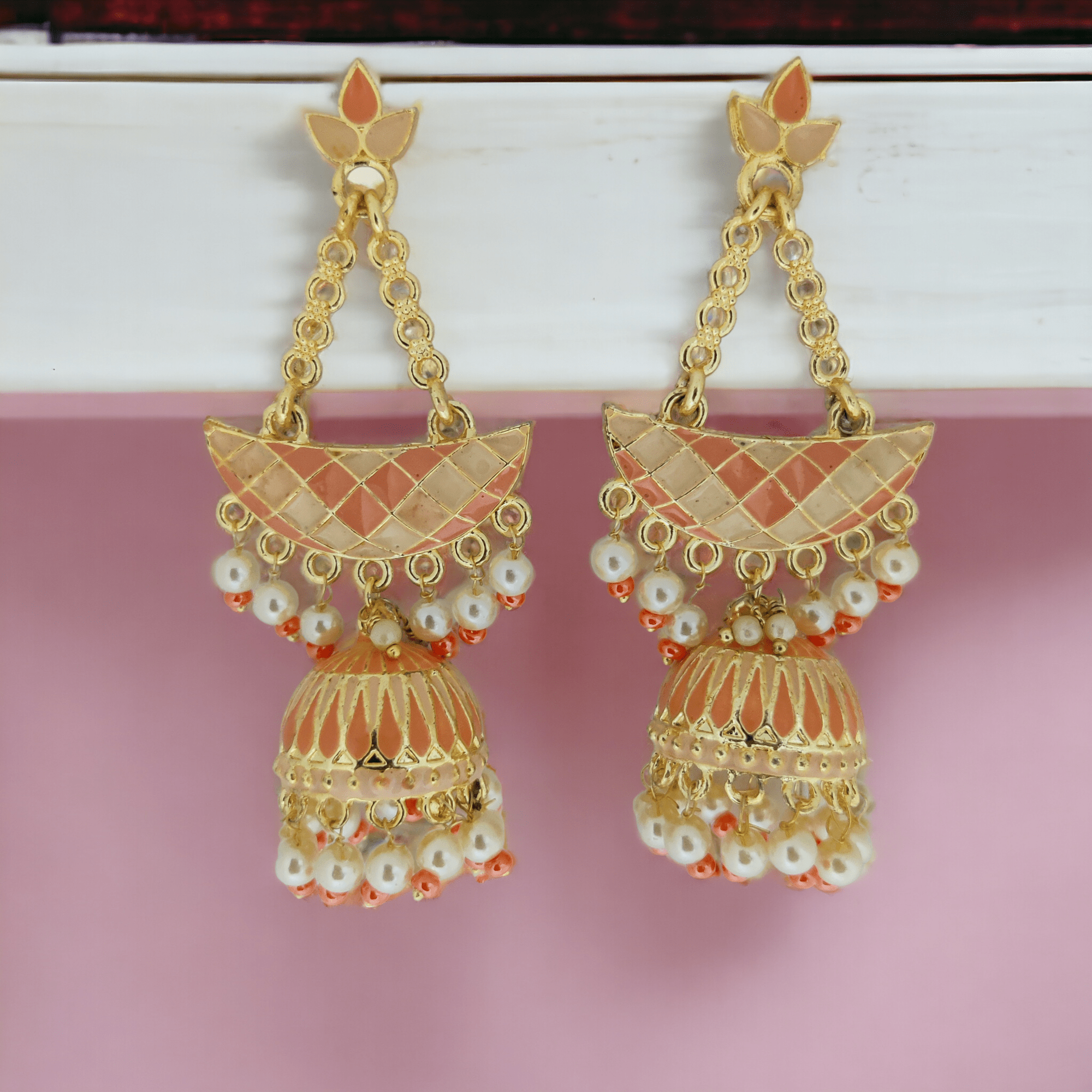 Opal Touch - Radiant Rainbow Bliss Jhumkas - Jhumka