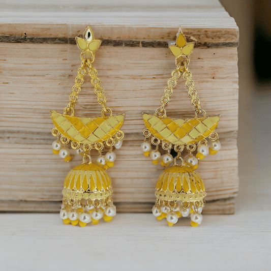 Opal Touch - Radiant Rainbow Bliss Jhumkas - Jhumka