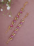 Opal Touch - Radiant Red-White Ear Chain - Ear chain (Matil)