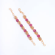 Opal Touch - Radiant Red-White Ear Chain - Ear chain (Matil)