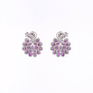 Opal Touch - Radiant Red-White Earrings - Earrings