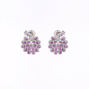 Opal Touch - Radiant Red-White Earrings - Earrings