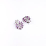 Opal Touch - Radiant Red-White Earrings - Earrings