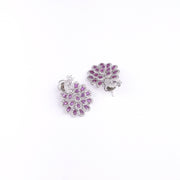 Opal Touch - Radiant Red-White Earrings - Earrings