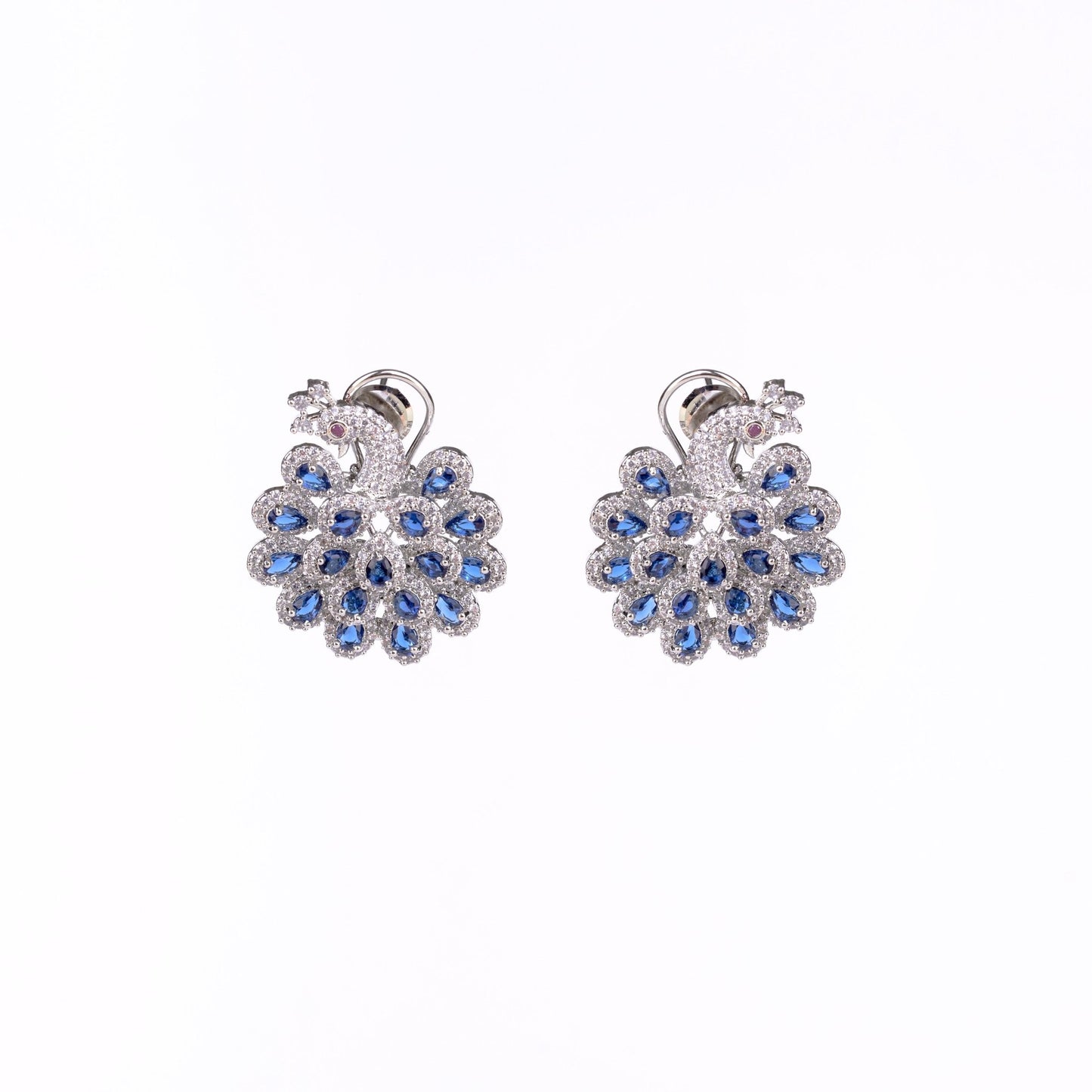 Opal Touch - Radiant Red-White Earrings - Earrings