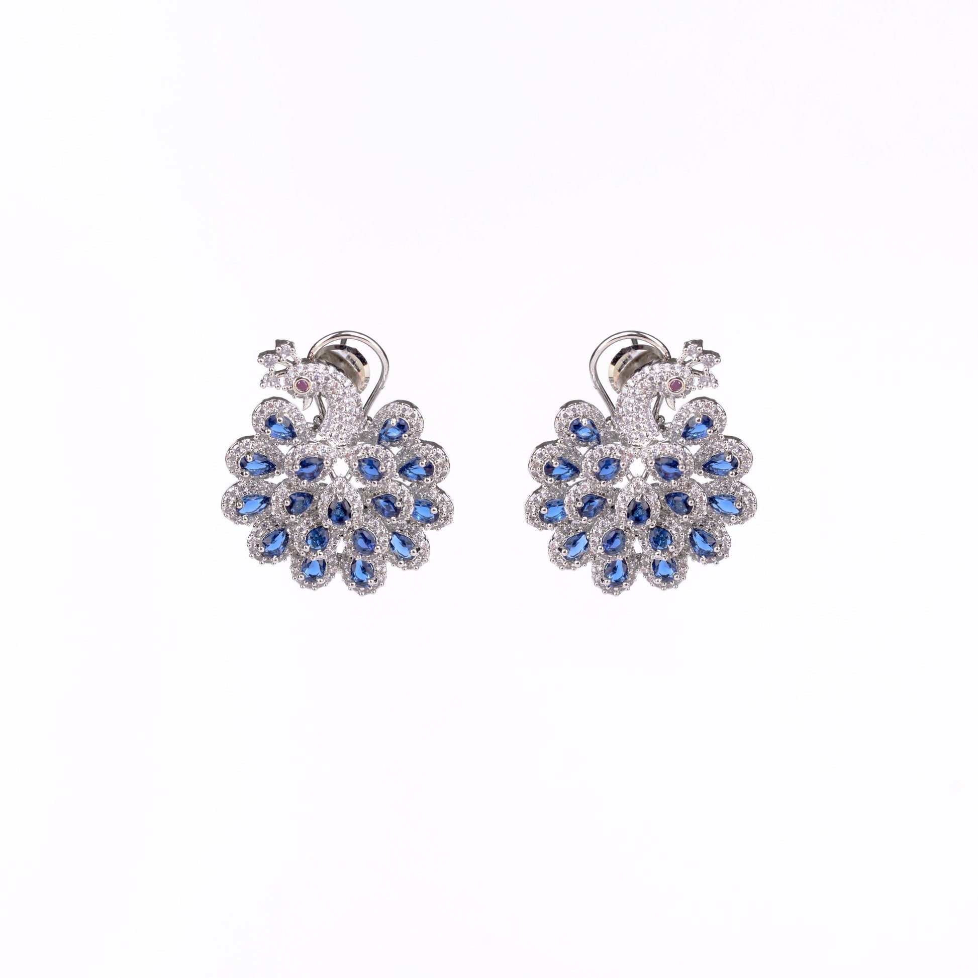 Opal Touch - Radiant Red-White Earrings - Earrings