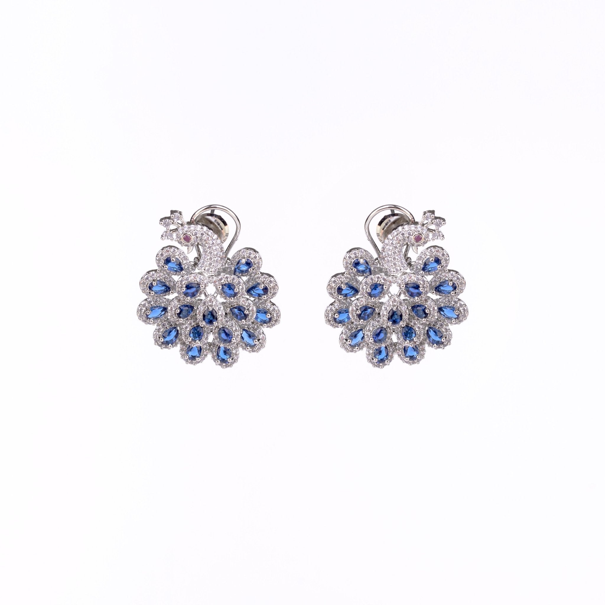 Opal Touch - Radiant Red-White Earrings - Earrings