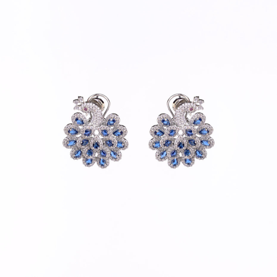 Opal Touch - Radiant Red-White Earrings - Earrings
