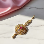 Radiant Red - White Gold Tika - Opal Touch