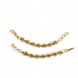Opal Touch - Radiant Splendor Matil - Red-Green-White Gold Plated - Ear Chain